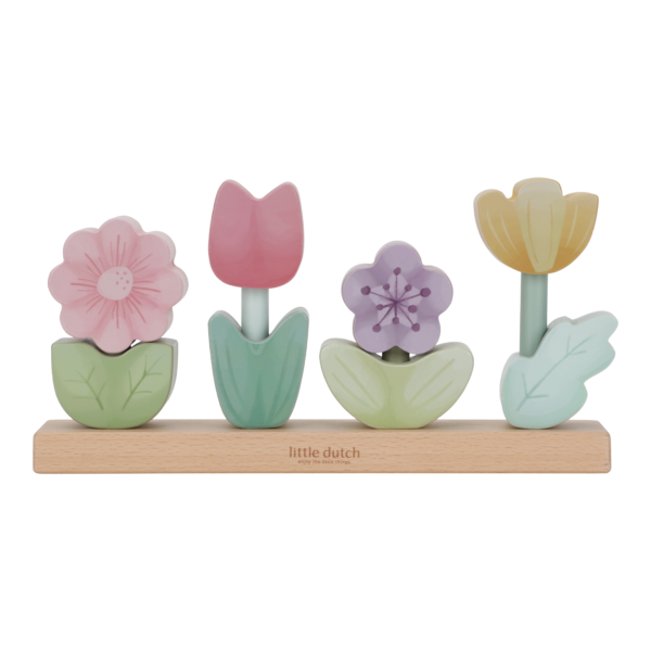 Stacking Puzzle Flowers - Fairy Garden FSC